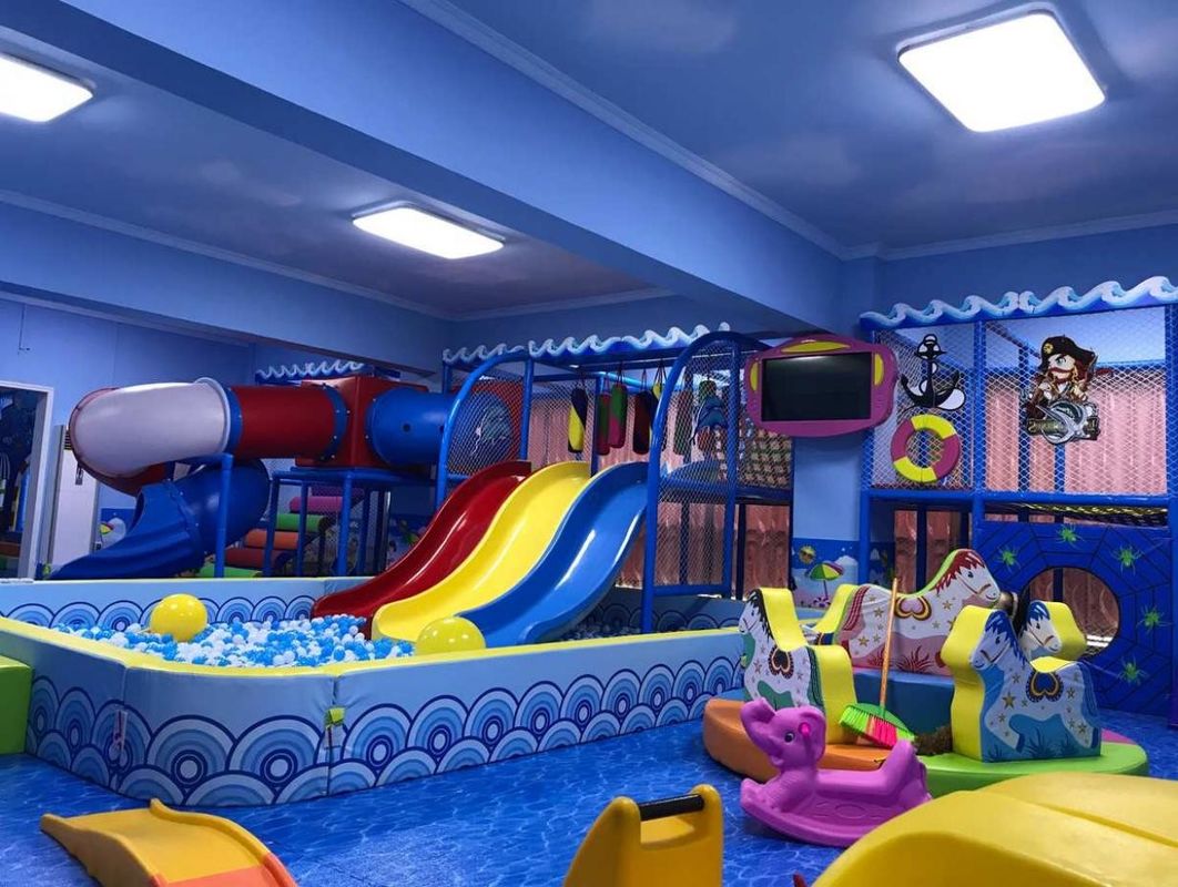 Tema Seaworld Baby Naughty Fort Indoor Playground Soft Play House Taman Petualangan Kecil