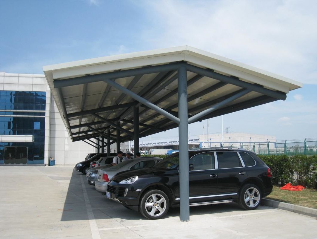PVDF Tensile Membrane Fabric Outdoor School Carport Shade Canopy Untuk Parkir