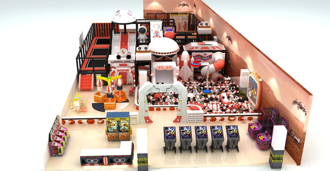 Sweet Spot Peralatan Rumah Main Indoor PVC Rumah Main Indoor Komersial Taman bermain Anti Cracking