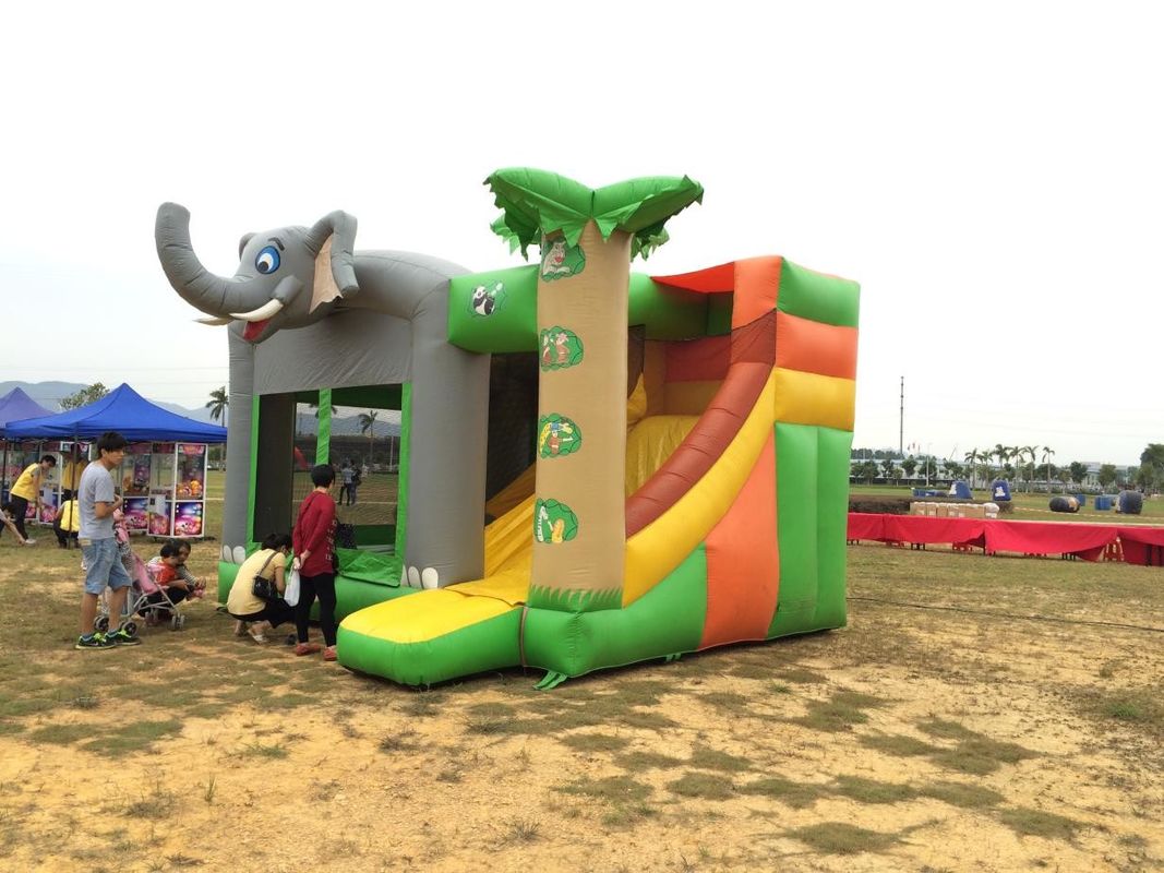 Anak-anak Anak-anak Kastil Inflatable Outdoor Indoor Blow Up Bounce House Custom Logo