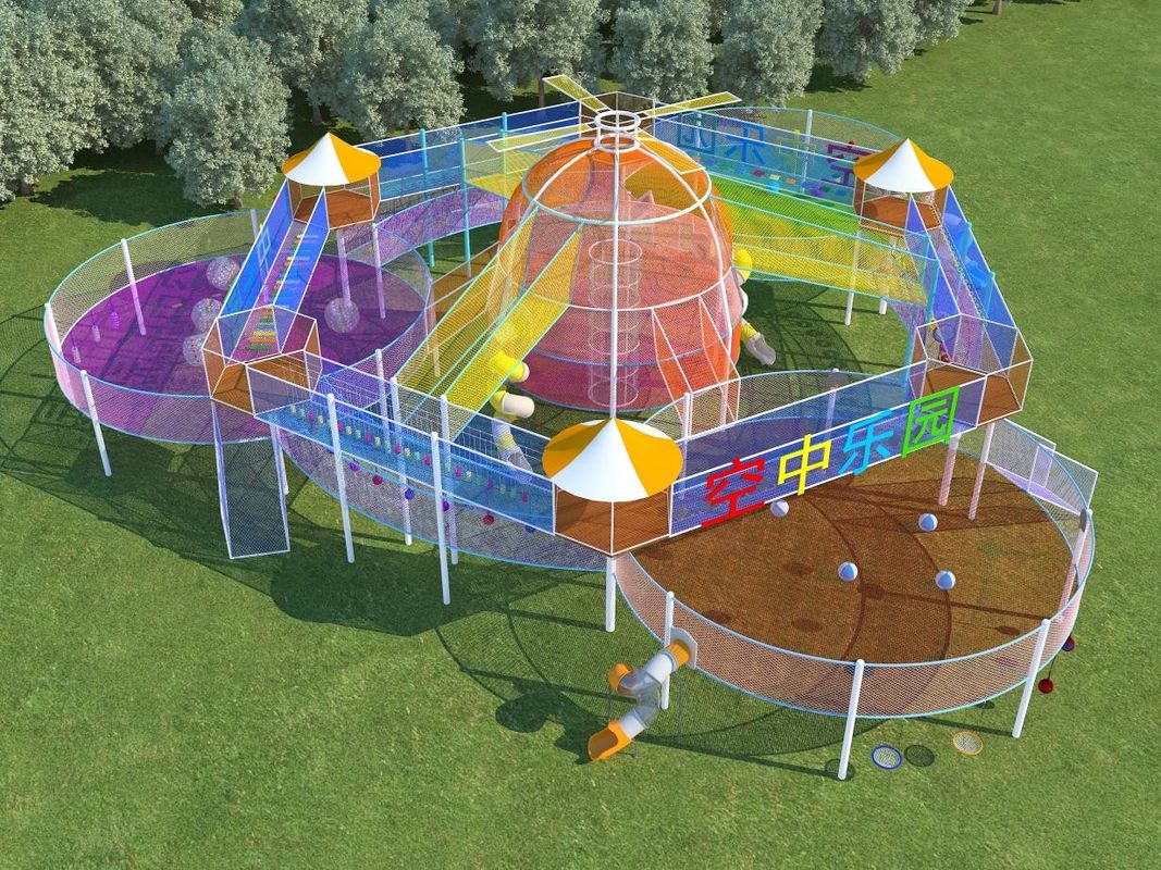Soft Anak-anak Jumping Trampolin Trampolin Taman 5 Tahun Tua Trampolin Taman Pesta Ulang Tahun