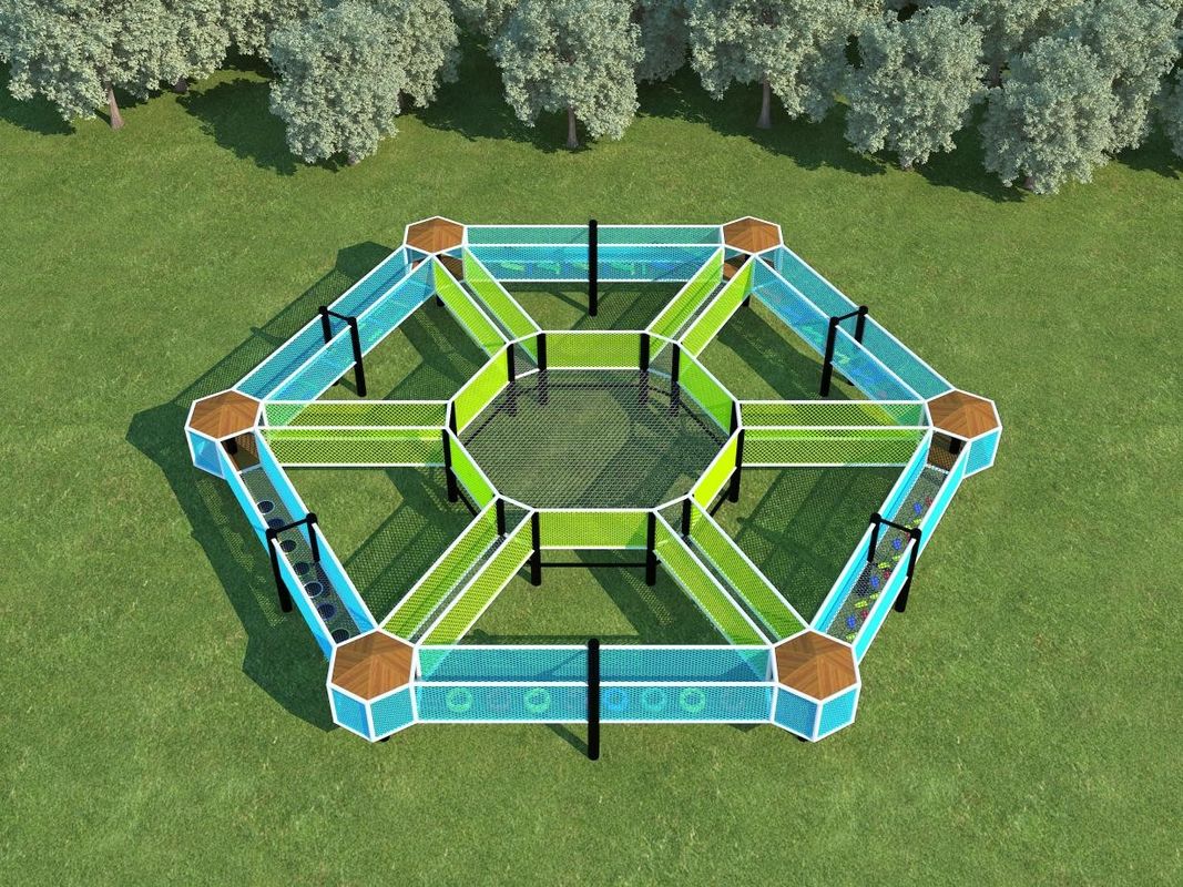 Soft Anak-anak Jumping Trampolin Trampolin Taman 5 Tahun Tua Trampolin Taman Pesta Ulang Tahun