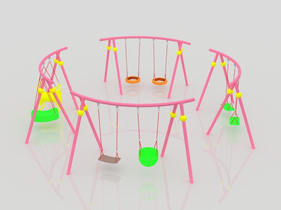 Galvanis Baja Outdoor Baja Swing Sets Untuk Bayi Dewasa Outdoor Playground Equipment