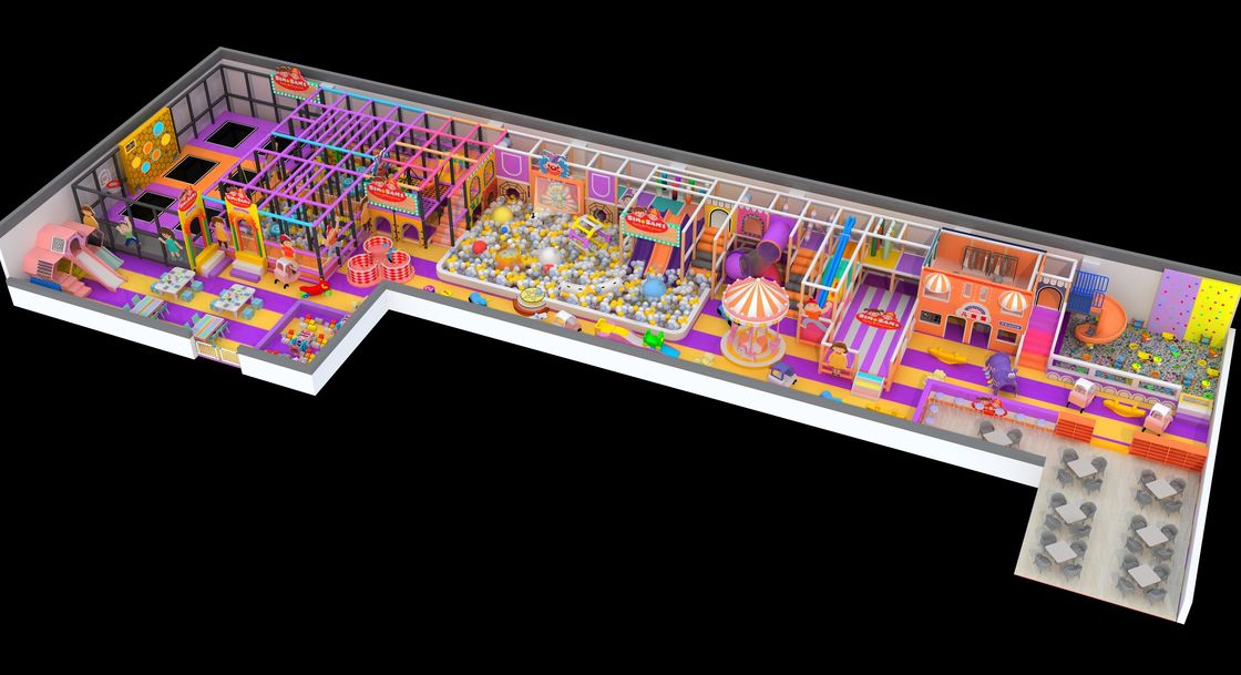 Peran Kustomisasi Playhouse Indoor Playground Children Playground Indoor Kids Soft Play Playhouse