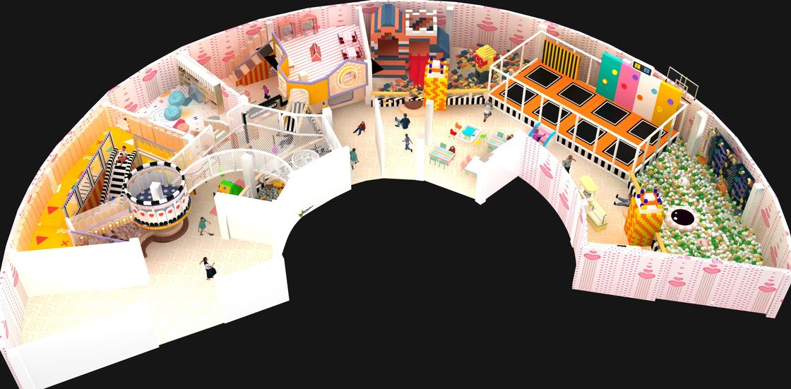 Desain Baru Tema Custom Indoor Taman bermain komersial Peralatan taman bermain anak-anak Mal Perbelanjaan Taman hiburan TK