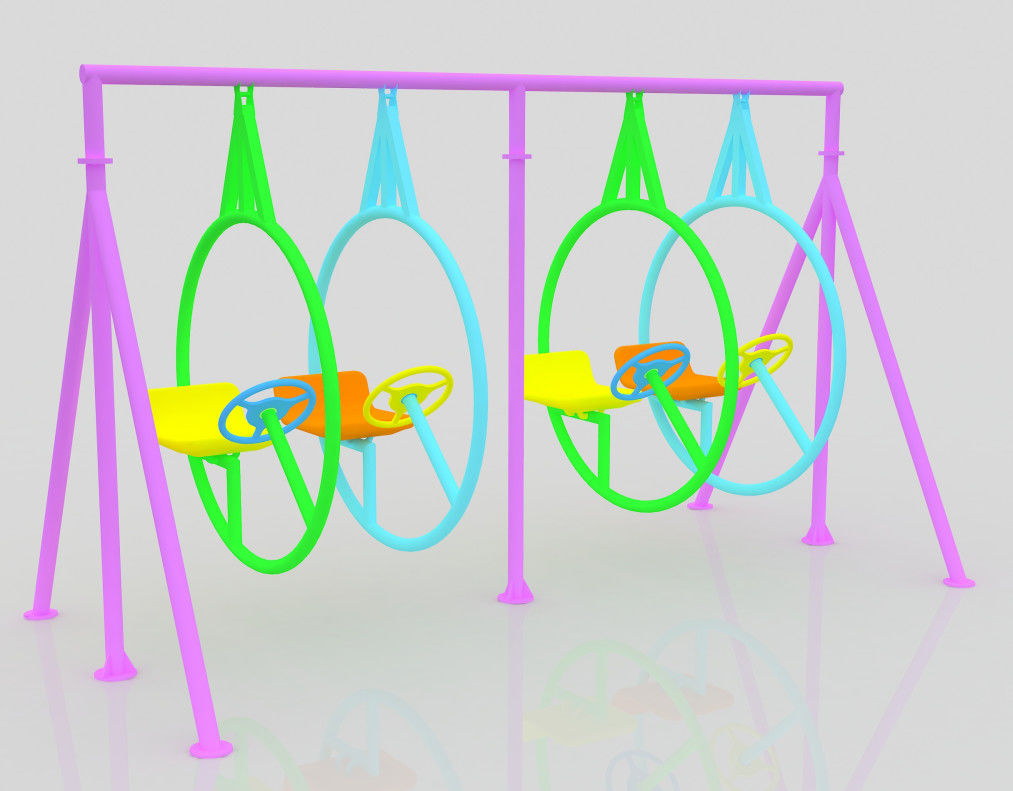 Anak-anak Swing Rides Peralatan taman bermain interaktif Desain inklusif Dengan dukungan pelanggan 24/7 Dan bantuan teknis