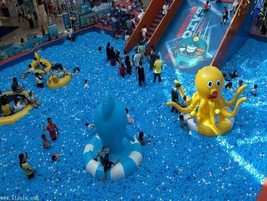 Ocean Style Castle Inflatable Air Jumping Nylon Bouncy Castle Pesta Ulang Tahun