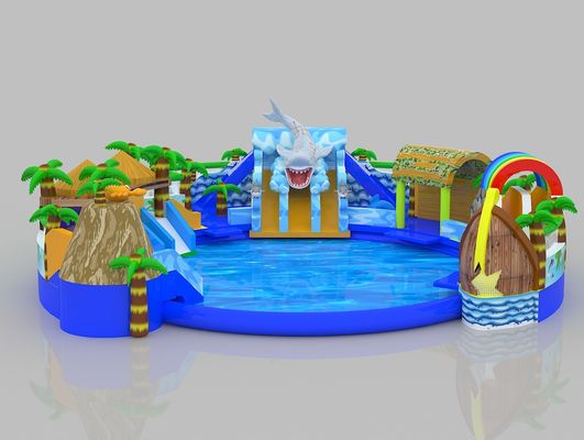 Jumping Inflatable Castle Musement Anak-anak 1.2m 1.5m Rumah Bounce Besar