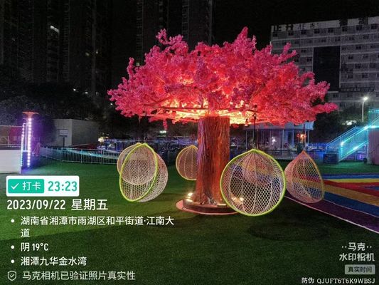 Peralatan Taman Bermain Ayunan Pohon Blossom Interaktif Balita Untuk Pemain Tunggal