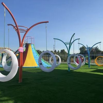 Pusat taman bermain outdoor dengan efek interaktif efek hiburan keluarga